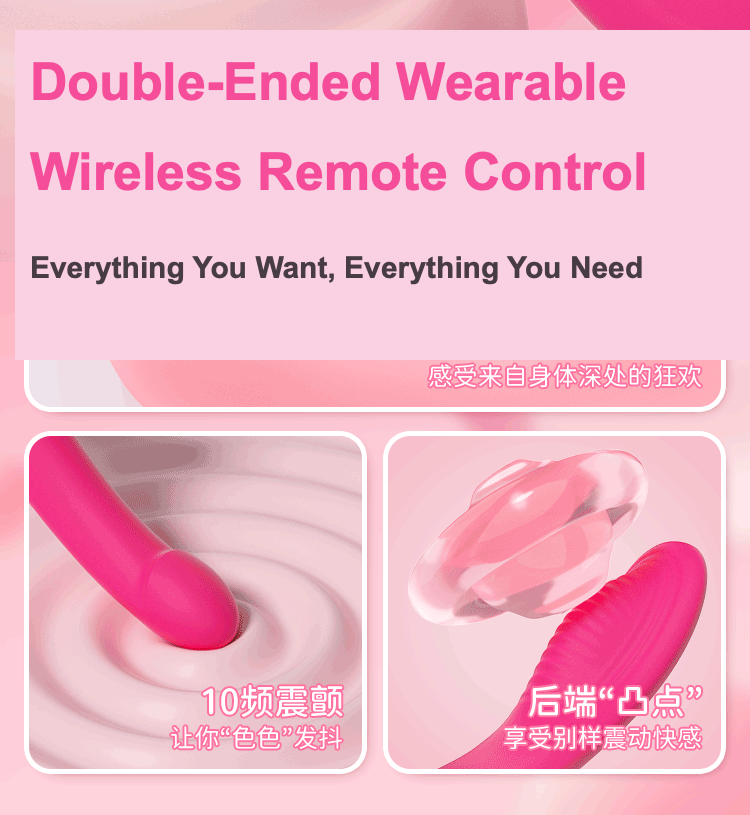 SANSUNNY Rechargeable Dual Stimulation Personal Massager – Waterproof Intimate Wellness Device