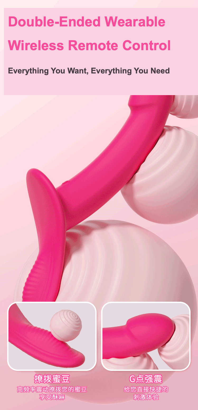 SANSUNNY Rechargeable Dual Stimulation Personal Massager – Waterproof Intimate Wellness Device