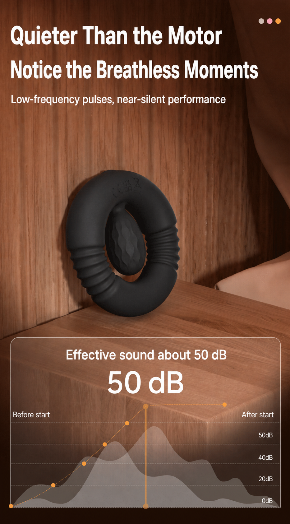 Vibrating Cock Ring with Detachable Bullet – Stretchy Silicone Ring, 10 Modes, Rechargeable & IPX7 Waterproof for Couples