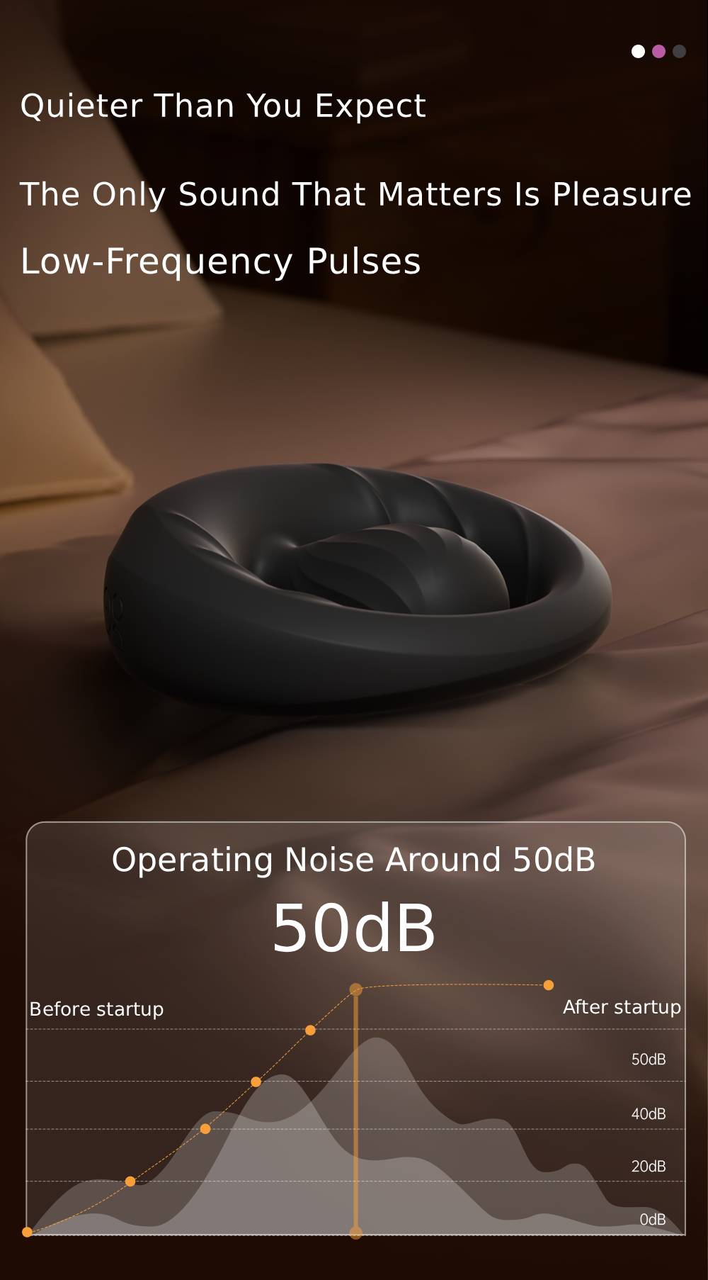 Dual-Ring Vibrating Cock Ring for Couples – 10 Modes, Rechargeable & IPX7 Waterproof Silicone with Clitoral Stimulator