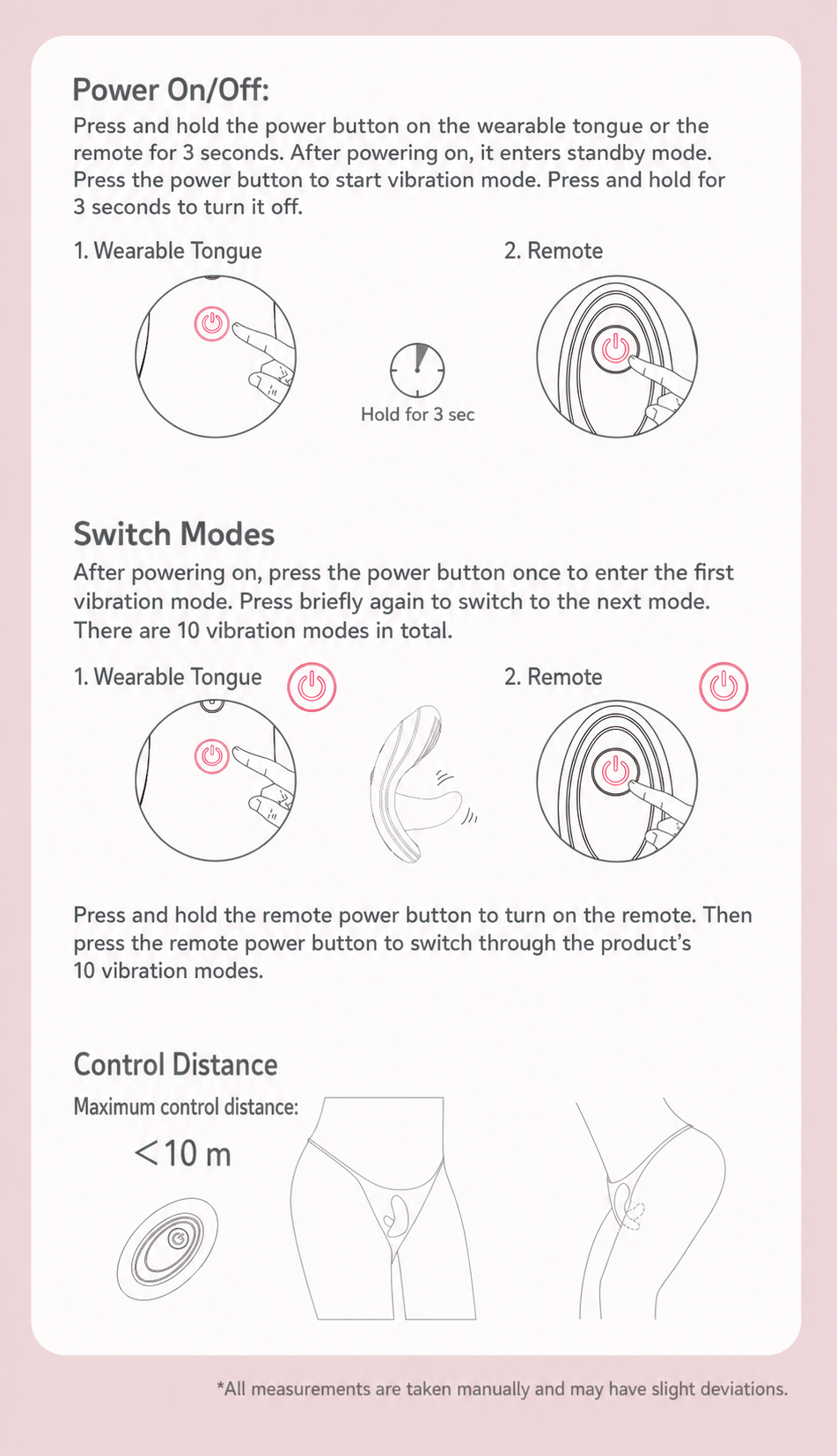 Wearable Dual-Stimulation Vibrator with Wireless Remote – G-Spot & Clitoral, 10 Modes, Rechargeable, IPX7 Waterproof Silicone