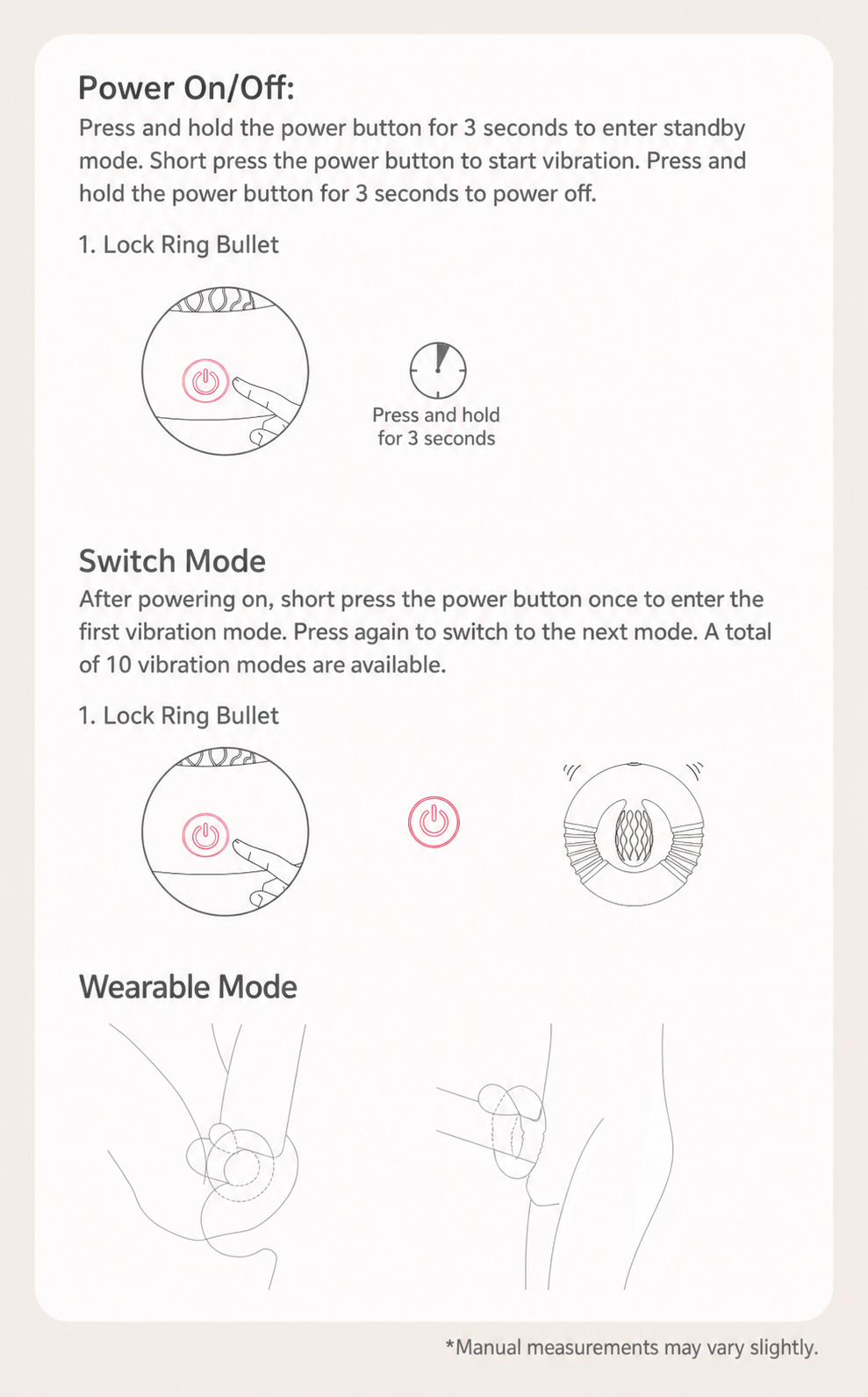 Vibrating Cock Ring with Detachable Bullet – Stretchy Silicone Ring, 10 Modes, Rechargeable & IPX7 Waterproof for Couples