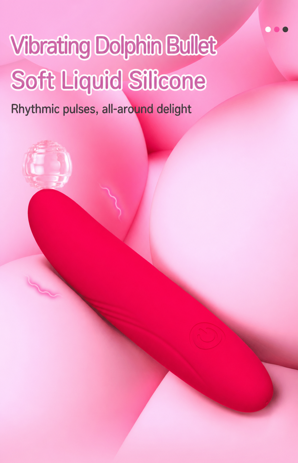 Curved G-Spot Vibrator – Slim Silicone Wand with 10 Modes, Rechargeable & IPX7 Waterproof for Beginners & Couples
