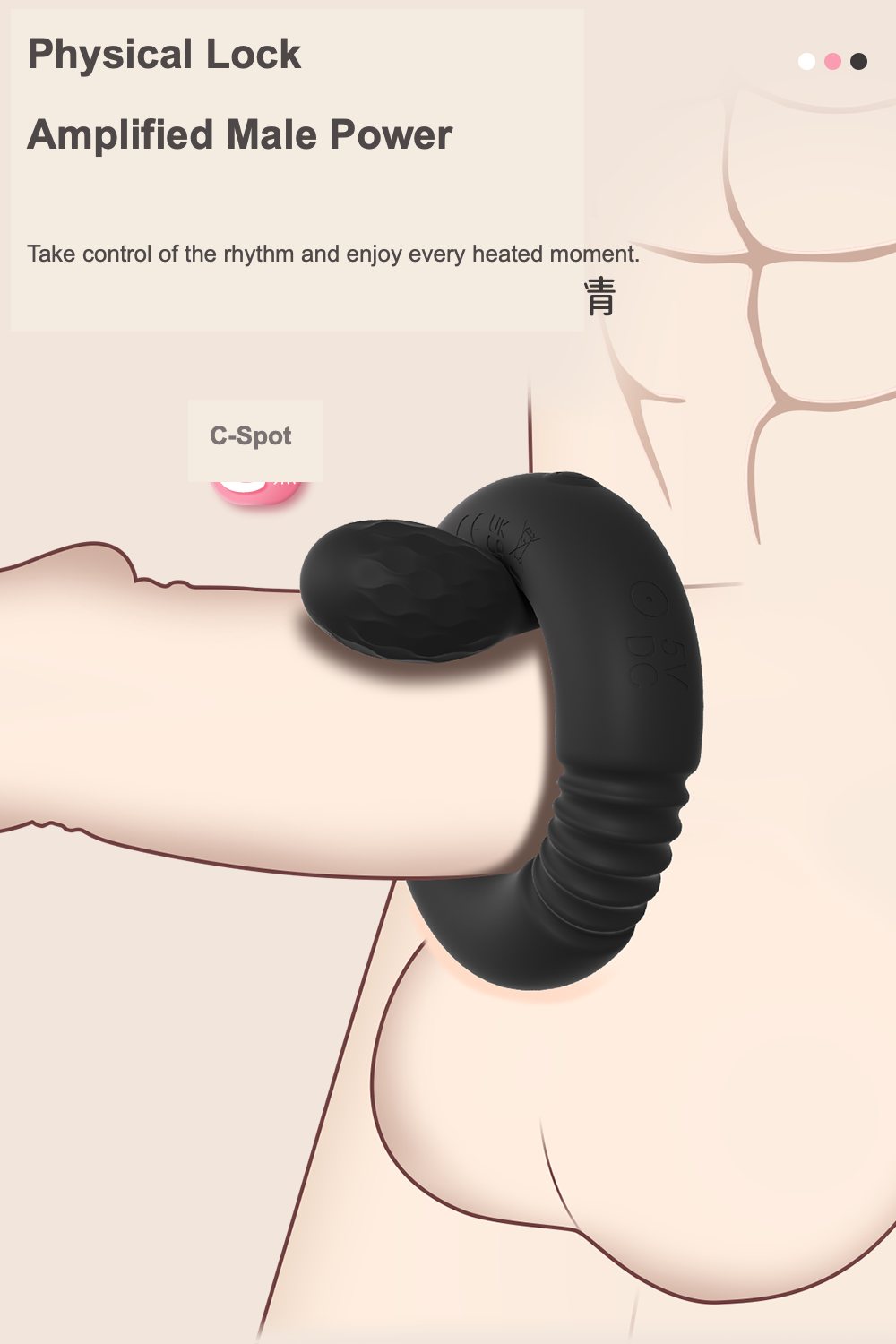 Vibrating Cock Ring with Detachable Bullet – Stretchy Silicone Ring, 10 Modes, Rechargeable & IPX7 Waterproof for Couples