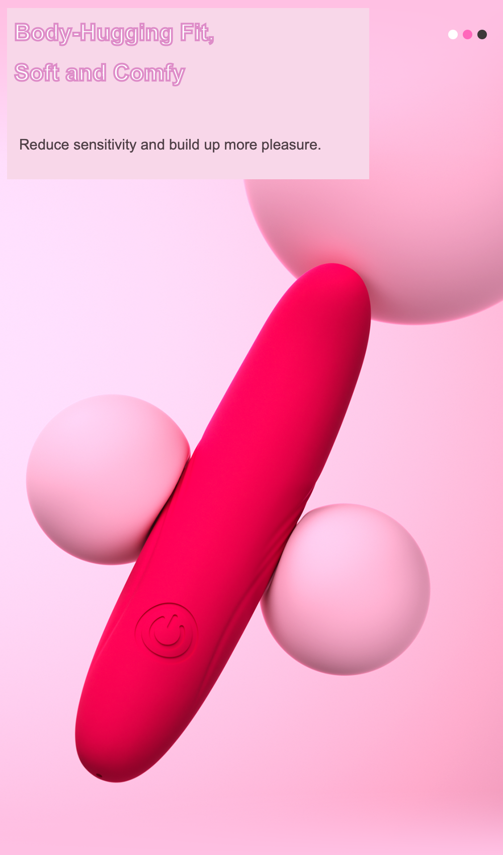 Curved G-Spot Vibrator – Slim Silicone Wand with 10 Modes, Rechargeable & IPX7 Waterproof for Beginners & Couples
