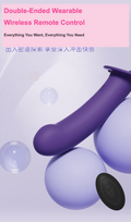 SANSUNNY Dual Head Rechargeable Personal Massager – 10 Vibration Modes Waterproof Wellness Device