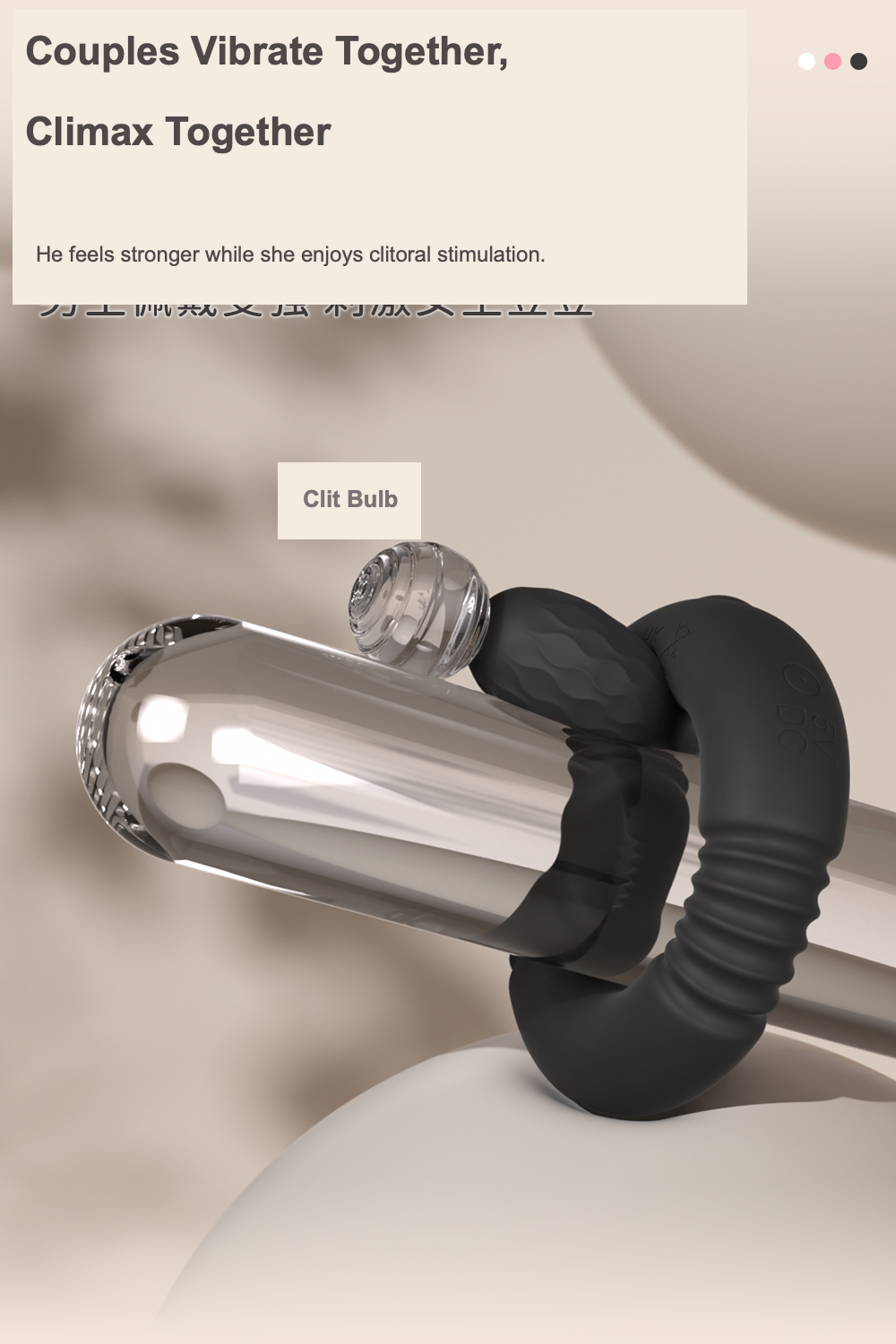 Vibrating Cock Ring with Detachable Bullet – Stretchy Silicone Ring, 10 Modes, Rechargeable & IPX7 Waterproof for Couples