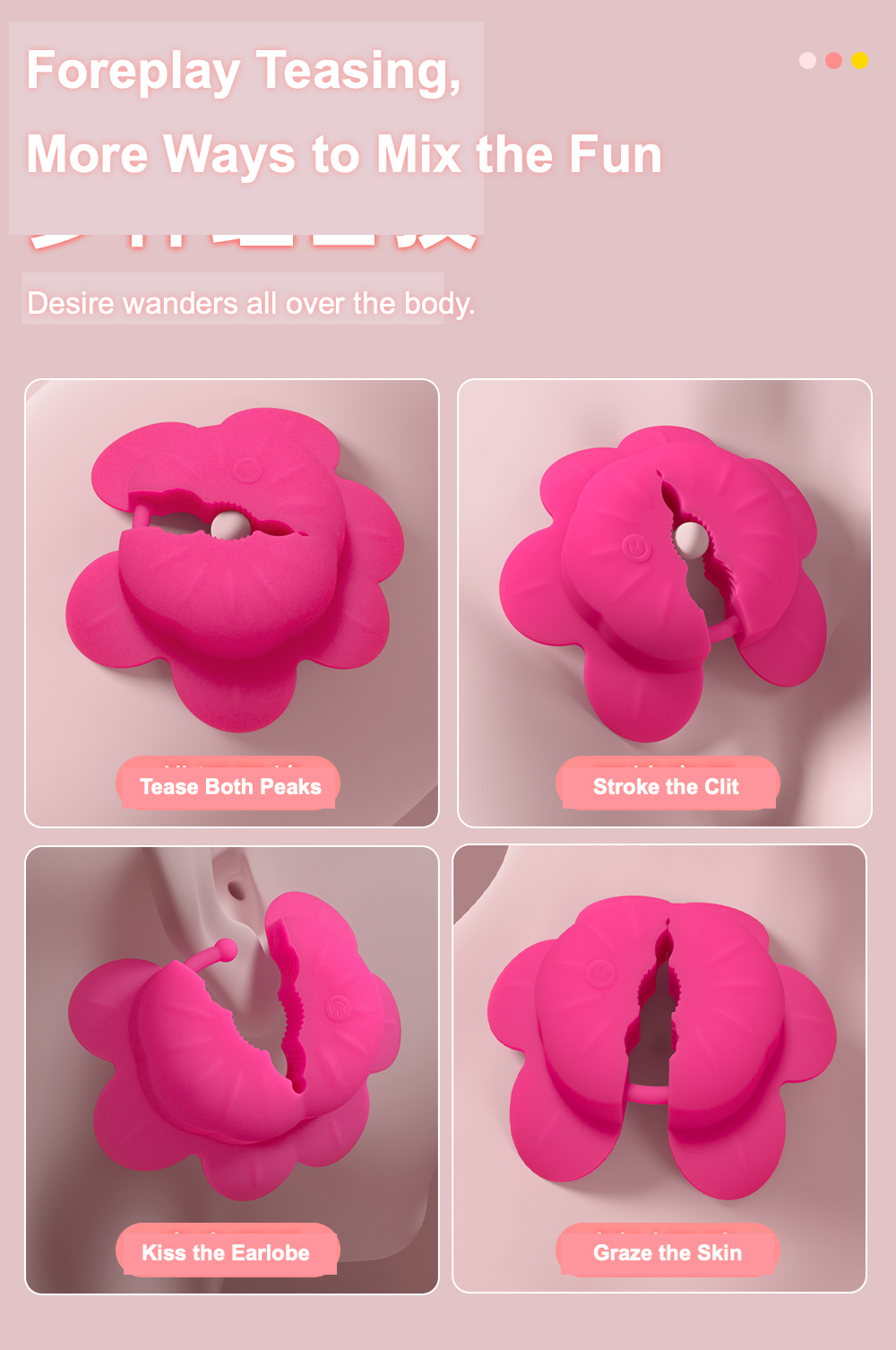 SANSUNNY Mini Rechargeable Personal Massager – Portable Waterproof Wellness Device with Multiple Vibration Modes