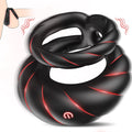 Vibrating Cock Ring Sex Toys for Men - Penis Ring Vibrator with 10 Vibrations, Adult Male Sex Toy for Longer Harder Stronger, Double Penis Vibrators, Male Adult Sex Toys