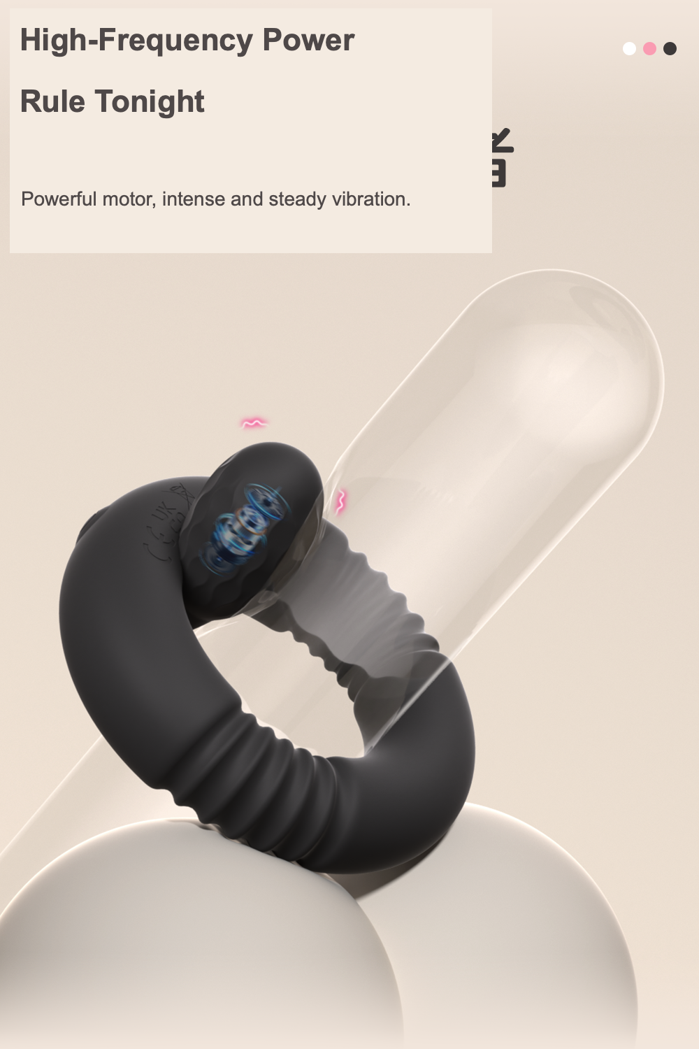 Vibrating Cock Ring with Detachable Bullet – Stretchy Silicone Ring, 10 Modes, Rechargeable & IPX7 Waterproof for Couples
