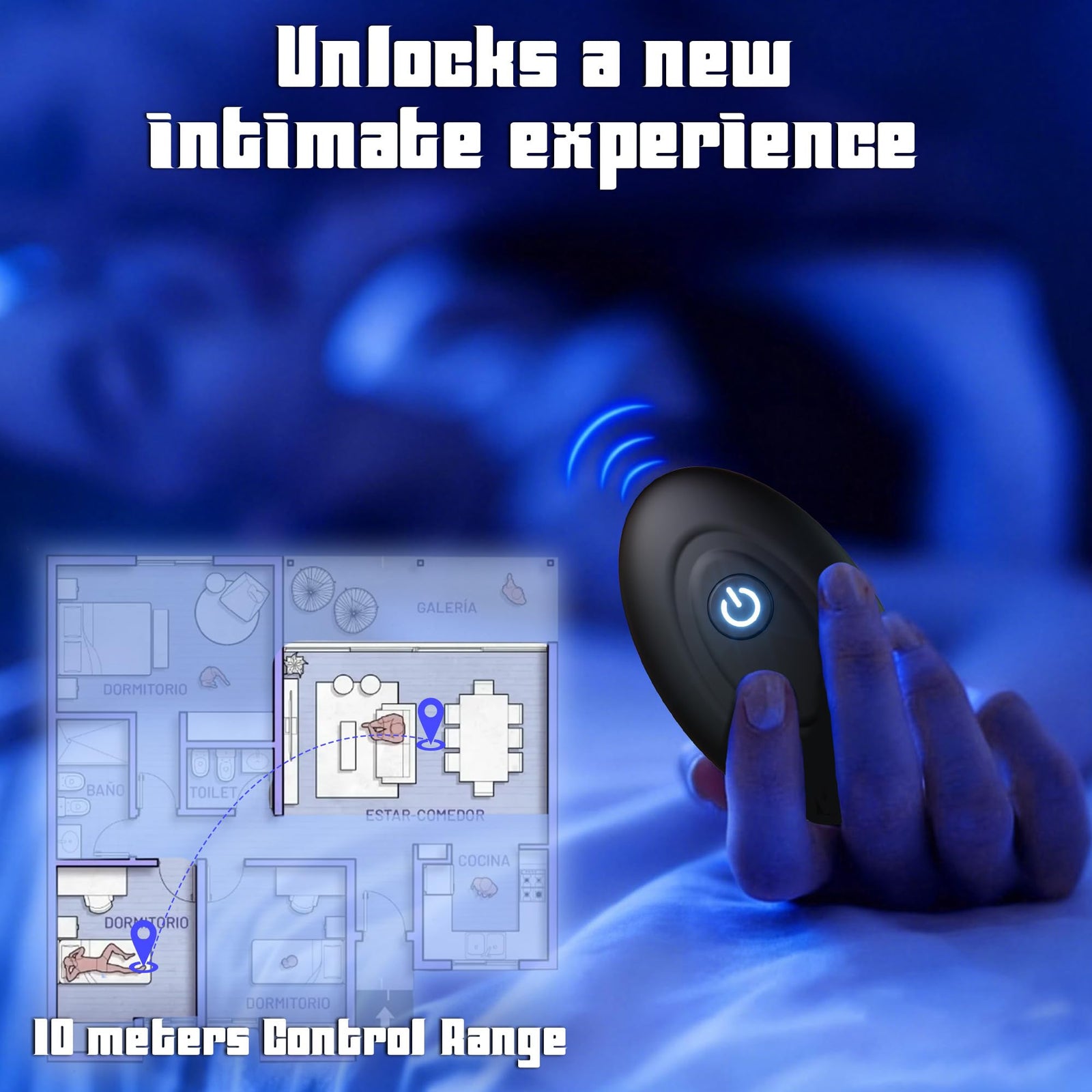 Vibrating Cock Ring Male Sex Toys – Couples Sex Toys for Clitoris & Testicle Stimulation, Penis Ring Adult Toys for Men 3 Motors & 10 Vibrations, Remote Dual Testicle Vibrator Male Sex Toy for Men