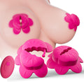 SanFunny Nipple Toys Vibrator for Women, Vibrating Nipple Clamps Adult Toys with 10 Vibration Modes, Remote Controlled Nipple Toy Women Sex Toys, Adjustable & Wearable Nipple Vibrator for Women's Orgasm