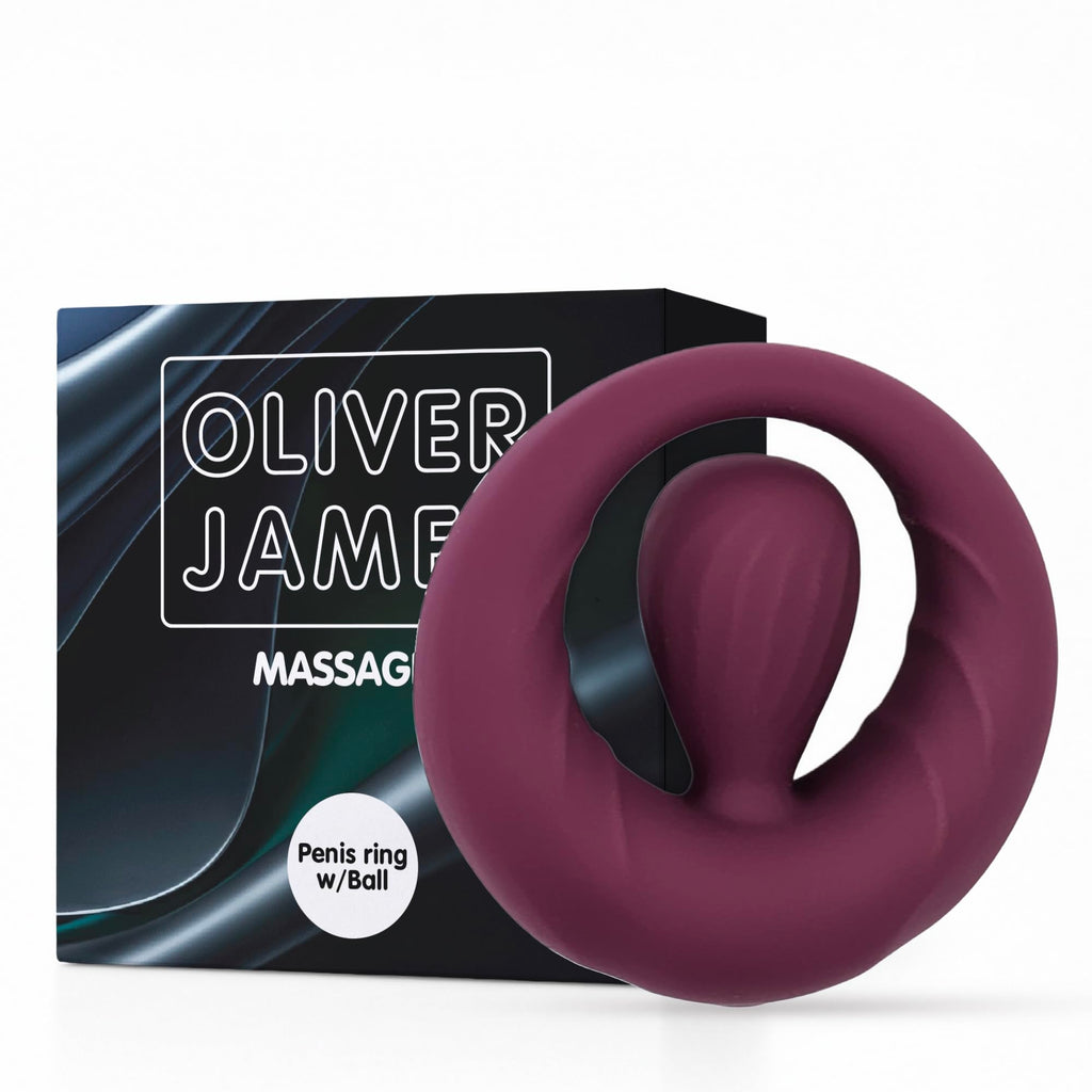 Vibrating Cock Ring for Men - 10 Modes w/Dynamic Pleasure Orb