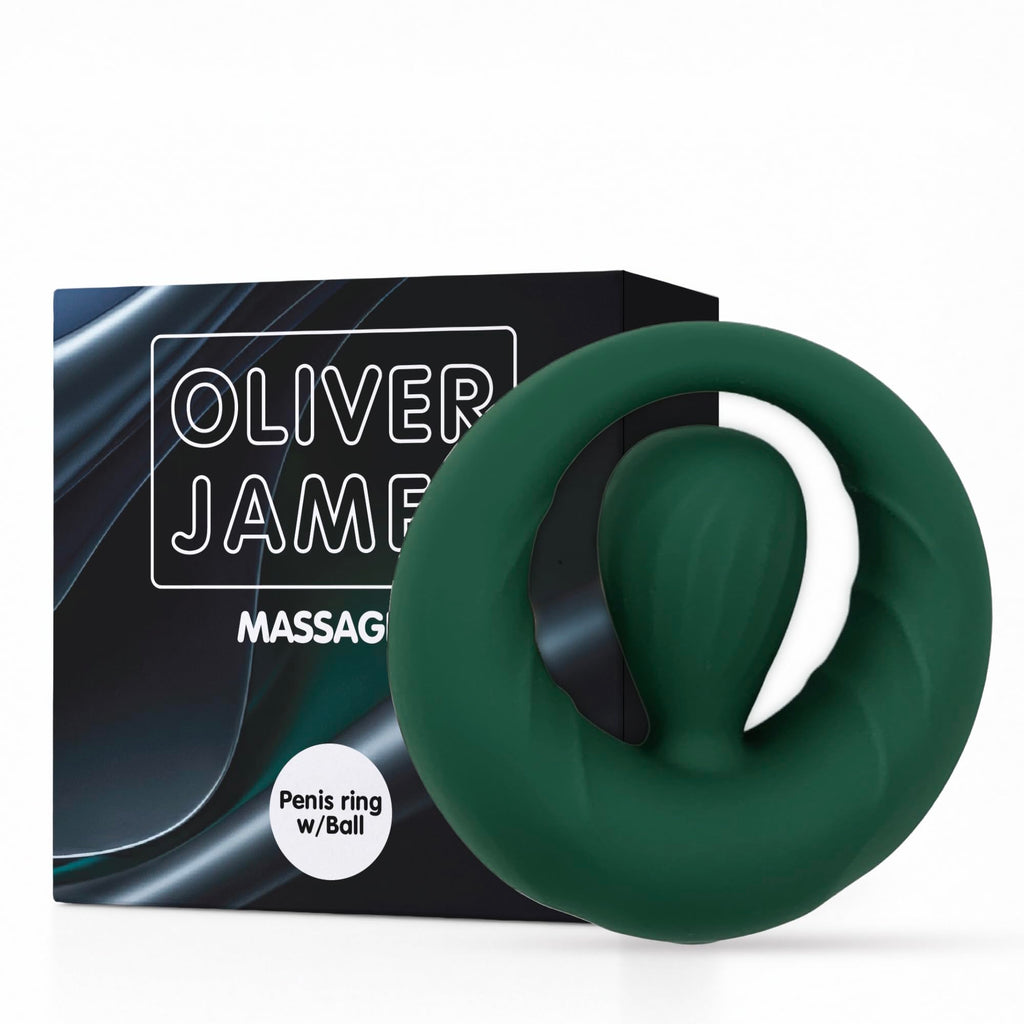 Vibrating Cock Ring for Men - 10 Modes w/Dynamic Pleasure Orb