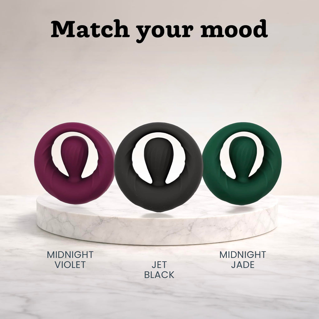 Vibrating Cock Ring for Men - 10 Modes w/Dynamic Pleasure Orb