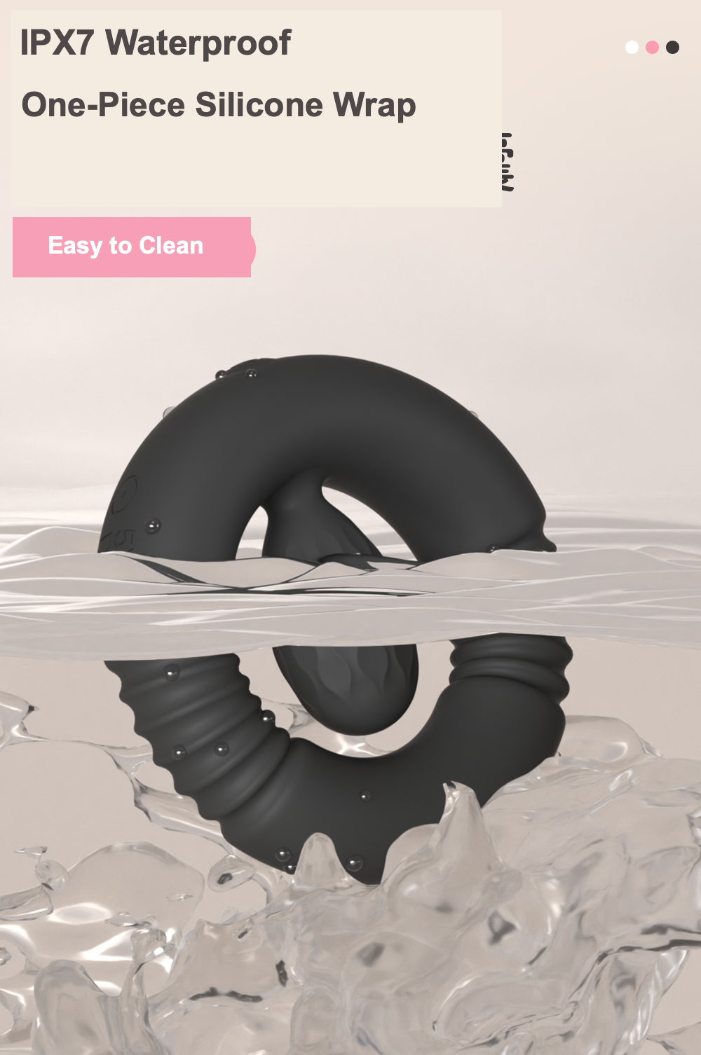 Vibrating Cock Ring with Detachable Bullet – Stretchy Silicone Ring, 10 Modes, Rechargeable & IPX7 Waterproof for Couples