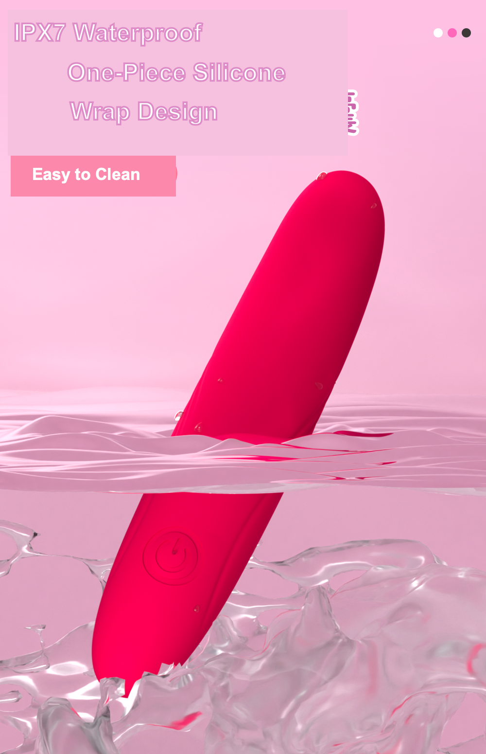 Curved G-Spot Vibrator – Slim Silicone Wand with 10 Modes, Rechargeable & IPX7 Waterproof for Beginners & Couples