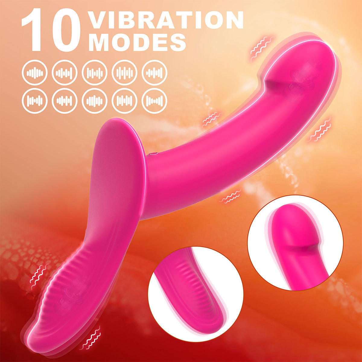 Lara Wearable Double Vibrating Dildo