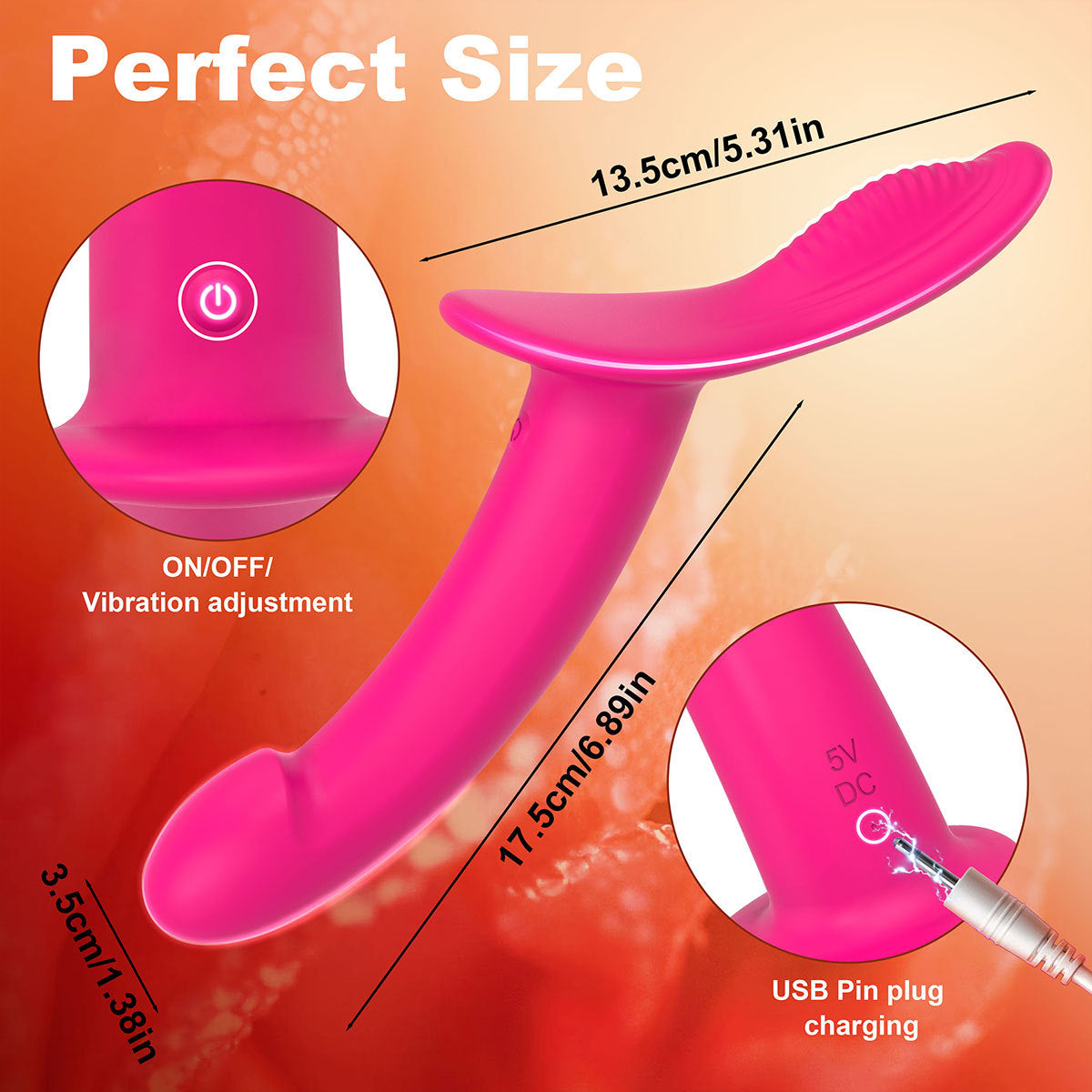 Lara Wearable Double Vibrating Dildo